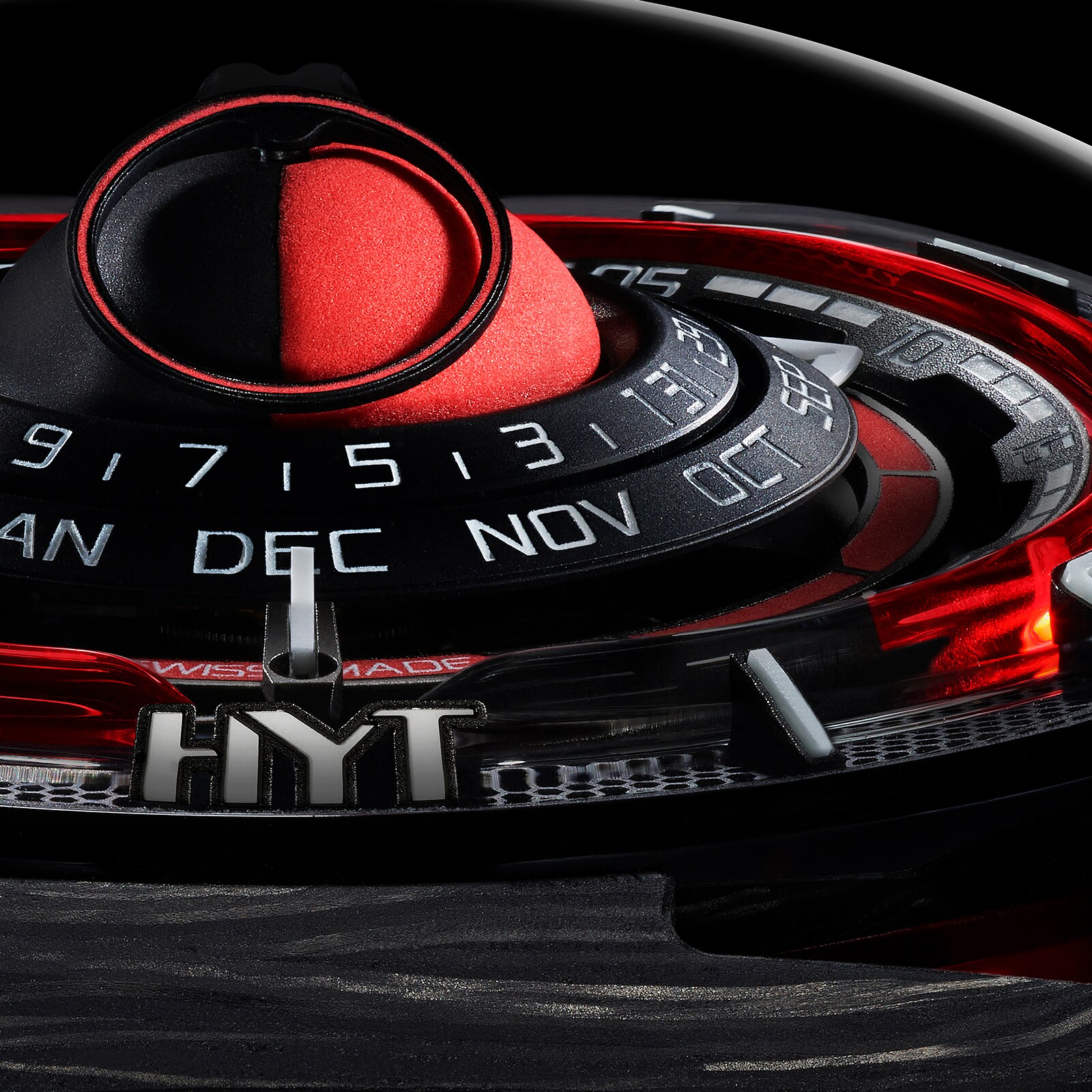 HYT Moon Runner Red Magma 48mm Limited Edition Mens Watch
