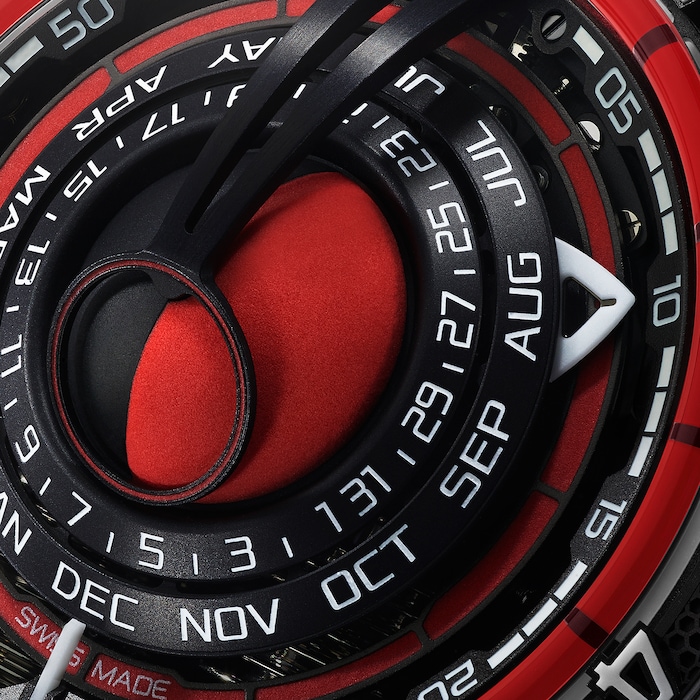 HYT Moon Runner Red Magma 48mm Limited Edition Mens Watch