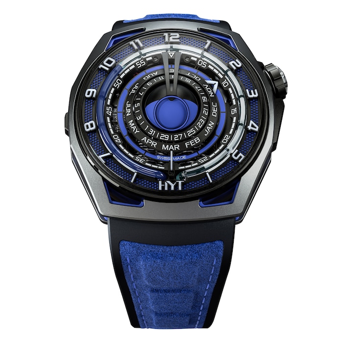 HYT Moon Runner Supernova Blue 48mm Limited Edition Mens Watch