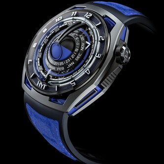 HYT Moon Runner Supernova Blue 48mm Limited Edition Mens Watch
