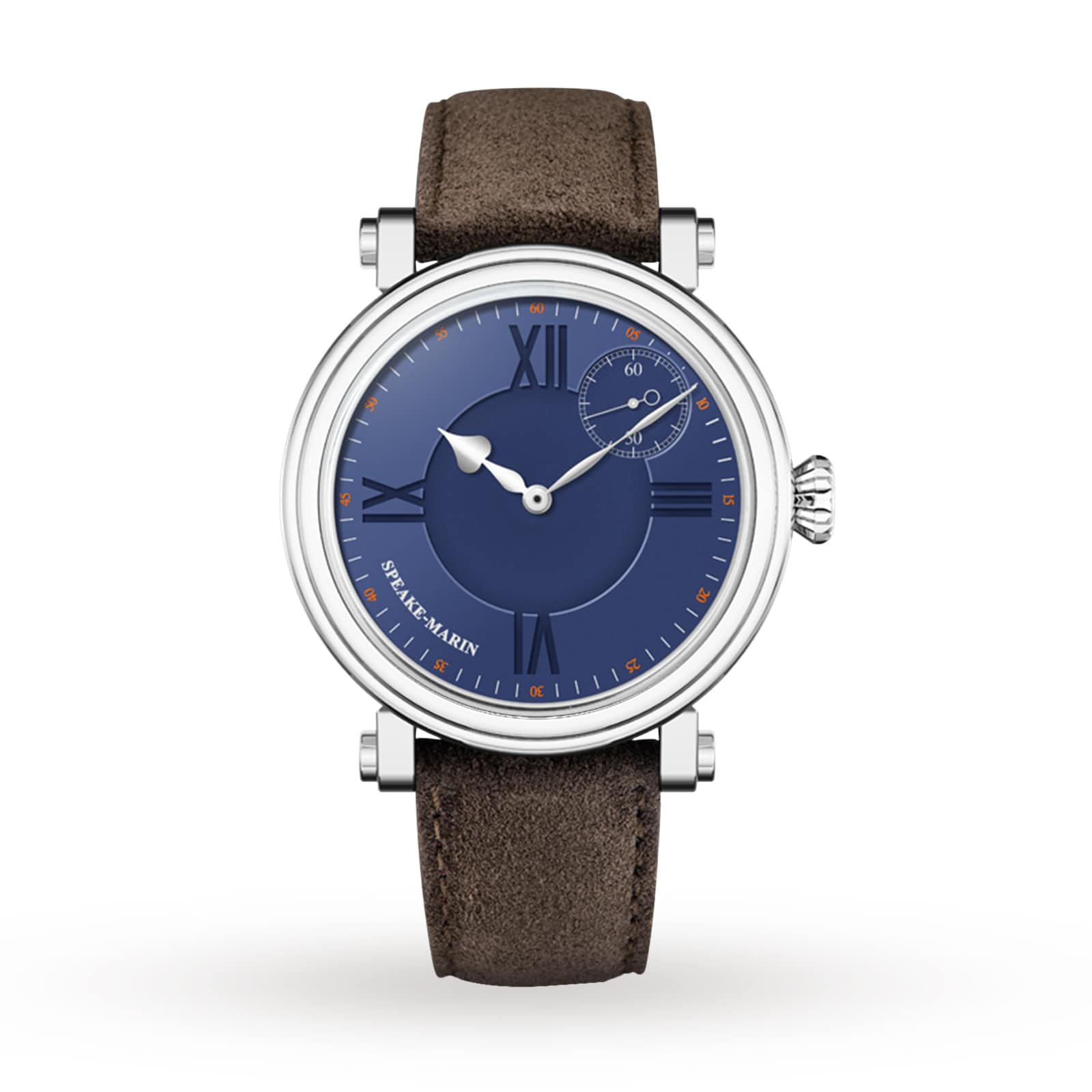 Speake Marin One Two Academic Metallic Blue Titanium 42mm