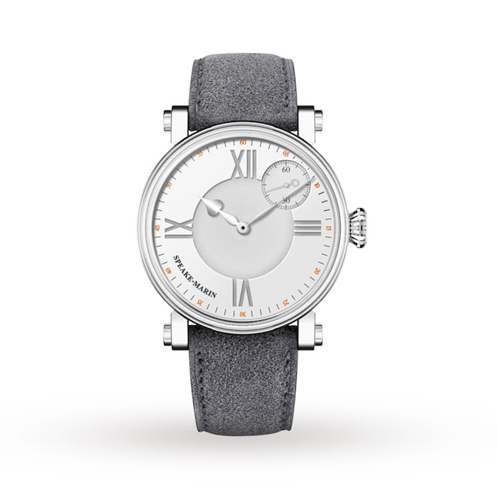 Speake-Marin One & Two Academic Silvery White Titanium 38mm