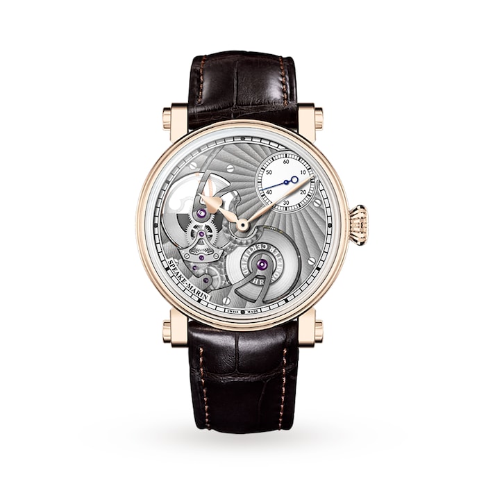 Speake-Marin One & Two Openworked 18k Rose Gold 38mm Hours & Minutes LIMITED EDITION - SMA01 In-House movement