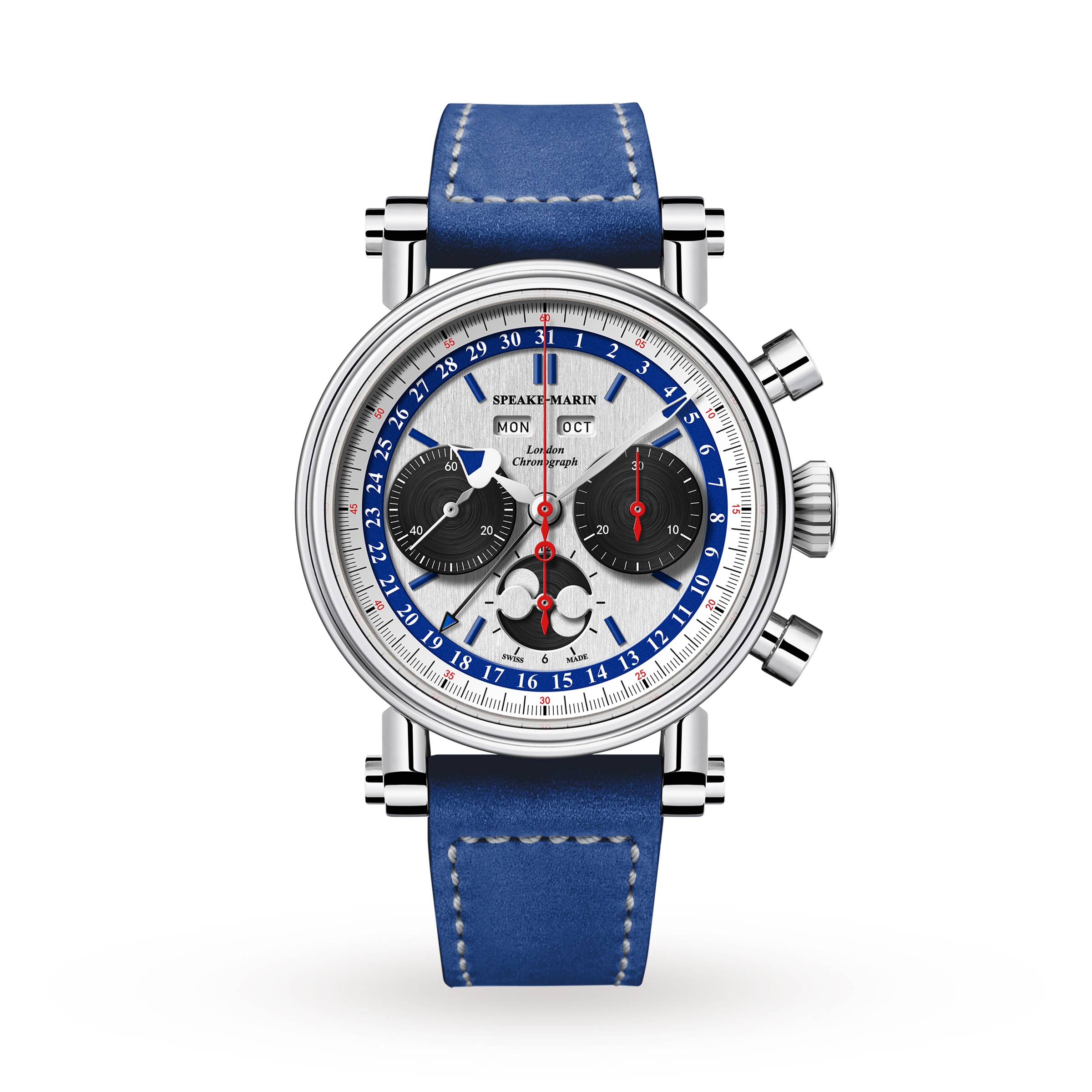 Speake Marin London Chronograph Blue Dial LIMITED EDITION