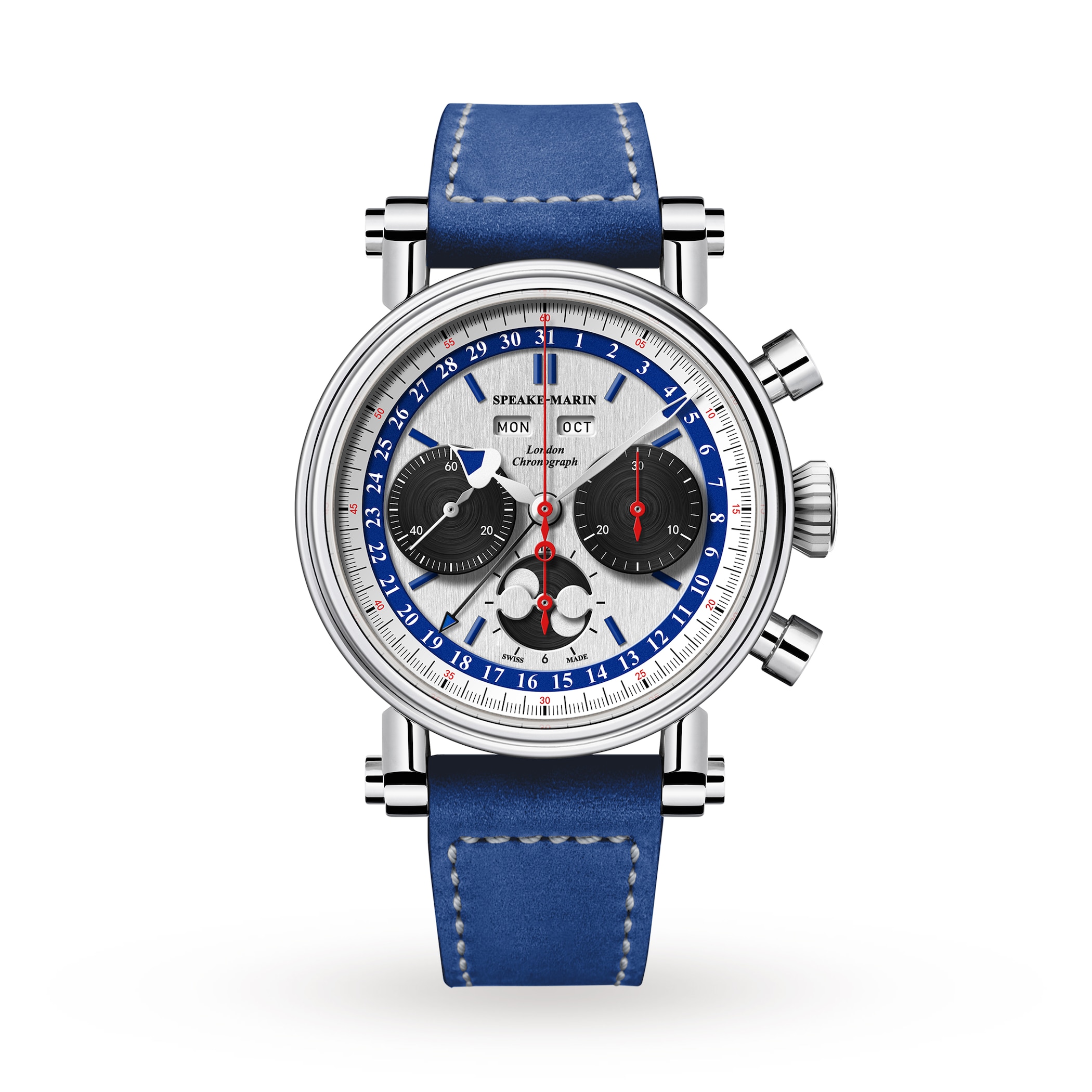 Speake-Marin London Chronograph Blue Dial LIMITED EDITION - Exceptional Valjoux 88 movement Speake-Marin London Chronograph Blue Dial LIMITED EDITION - Exceptional Valjoux 88 movement