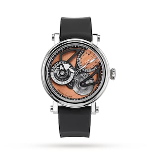 Speake-Marin One & Two Dual Time Watches of Switzerland Group Limited Edition 42mm Pink