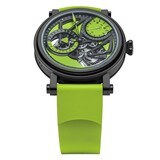 Speake-Marin Dual Time Lime 42mm Limited Edition Mens Watch Green