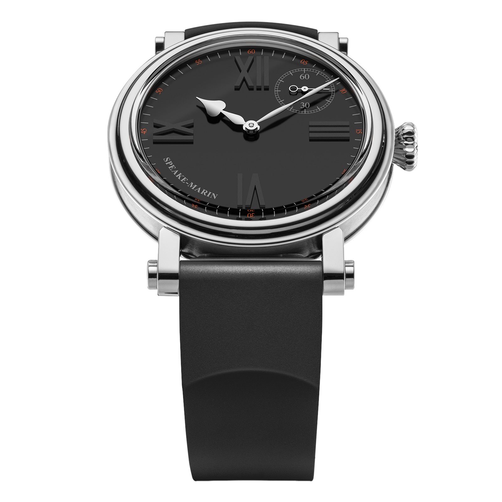 Speake-Marin Academic Black Tie 38mm Mens Watch Black