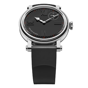 Speake-Marin Academic Black Tie 38mm Mens Watch Black