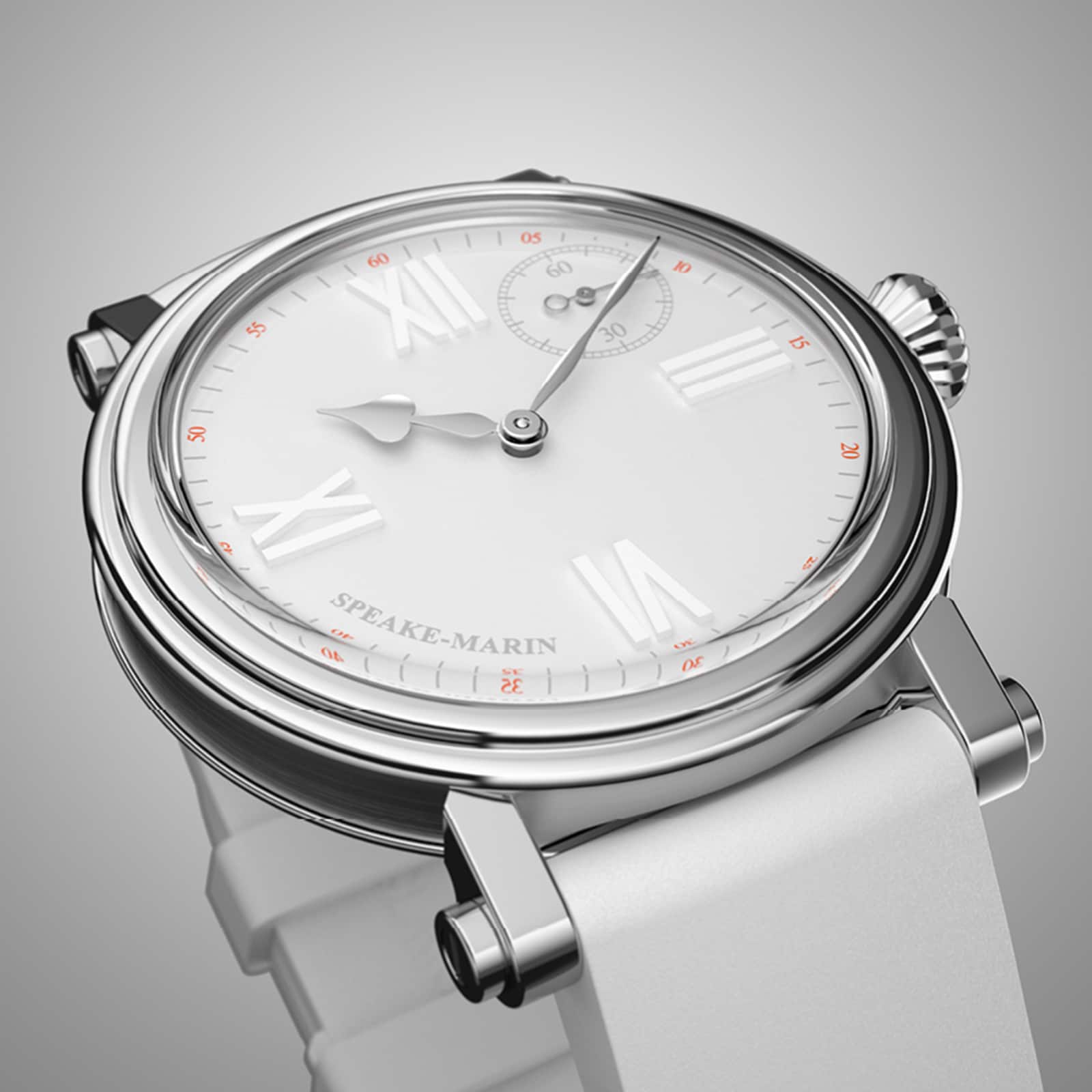 Speake-Marin Academic White 42mm Mens Watch White