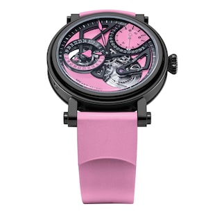 Speake-Marin Dual Time 42mm Mens Watch Pink