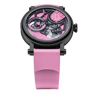 Speake-Marin Dual Time 42mm Mens Watch Pink