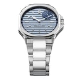 Speake-Marin Ripples Blue Jeans 40mm Limited Edition Mens Watch Blue