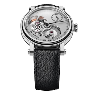 Speake-Marin Openworked Sandblasted Titanium 42mm Mens Watch Silver