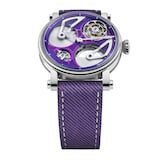 Speake-Marin Piccadilly Tourbillon 42mm Mens Watch Purple