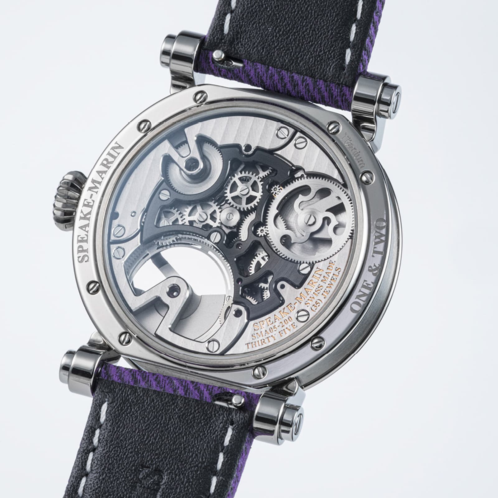 Speake-Marin Piccadilly Tourbillon 42mm Mens Watch Purple Speake-Marin Piccadilly Tourbillon 42mm Mens Watch Purple