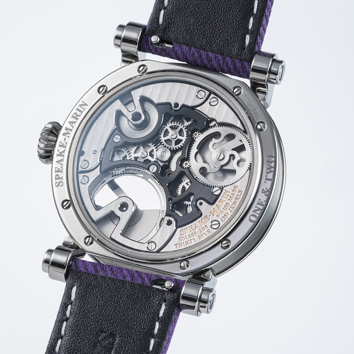 Speake-Marin Piccadilly Tourbillon 42mm Mens Watch Purple