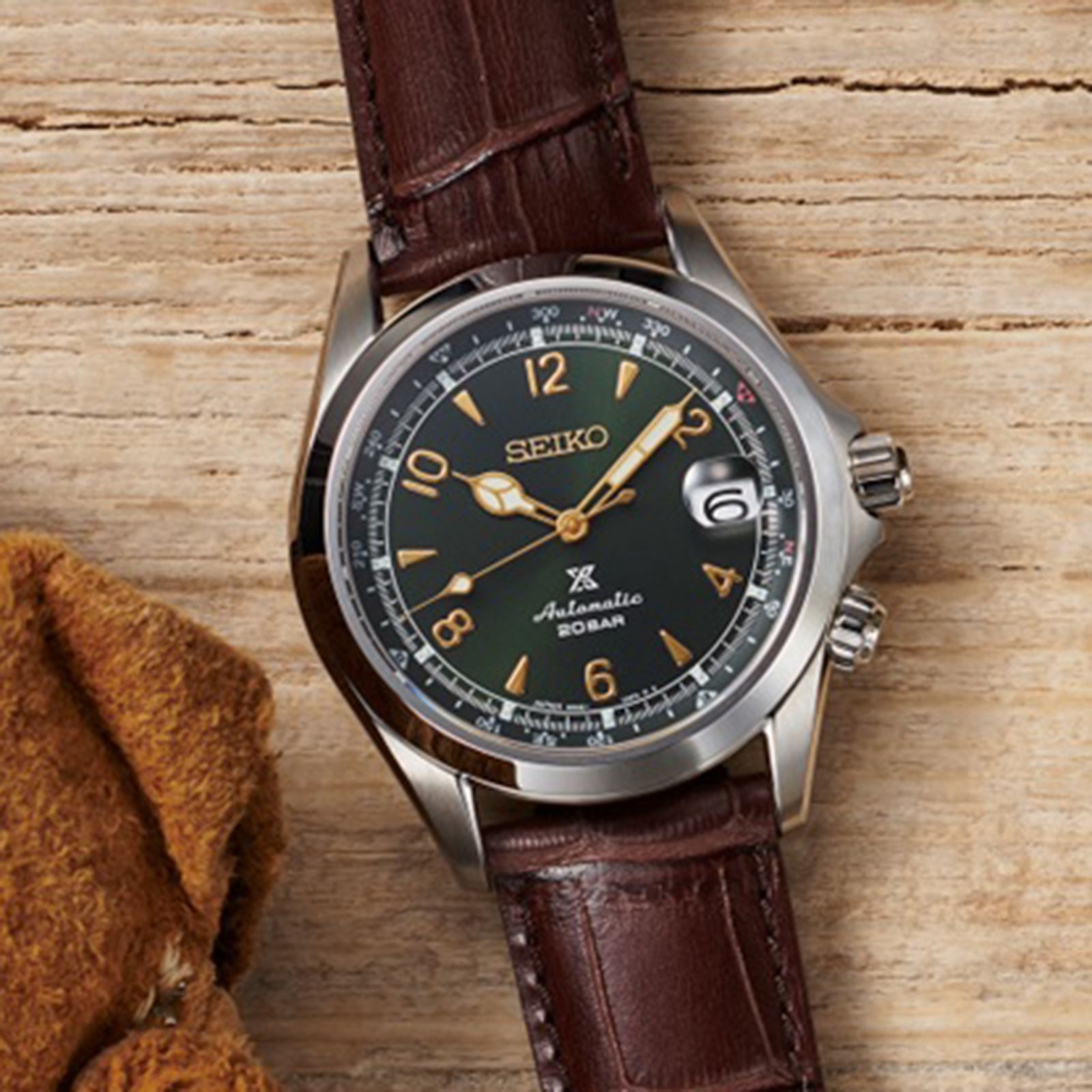 Seiko Prospex Alpinist Compass Bearing Function 39 5mm Mens Strap Watch Seiko Prospex Alpinist Compass Bearing Function 39 5mm Mens Strap Watch