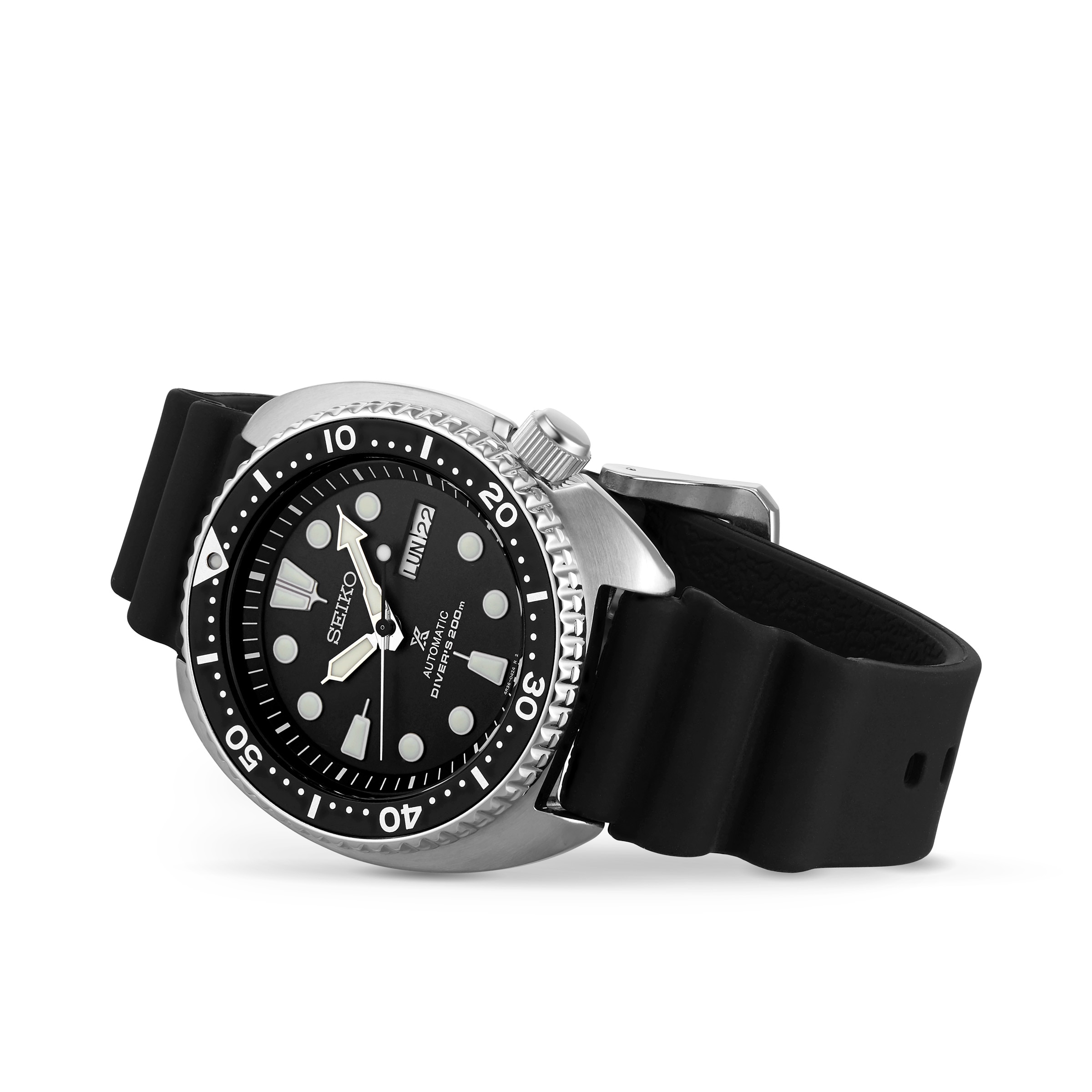 Seiko men's shop diver's automatic watch