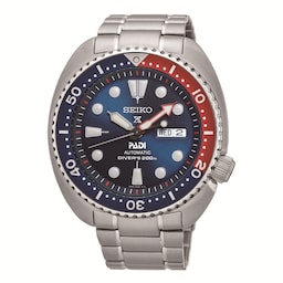 18280037 - Prospex PADI 'Turtle' Dive Bracelet 44mm Mens Watch Blue