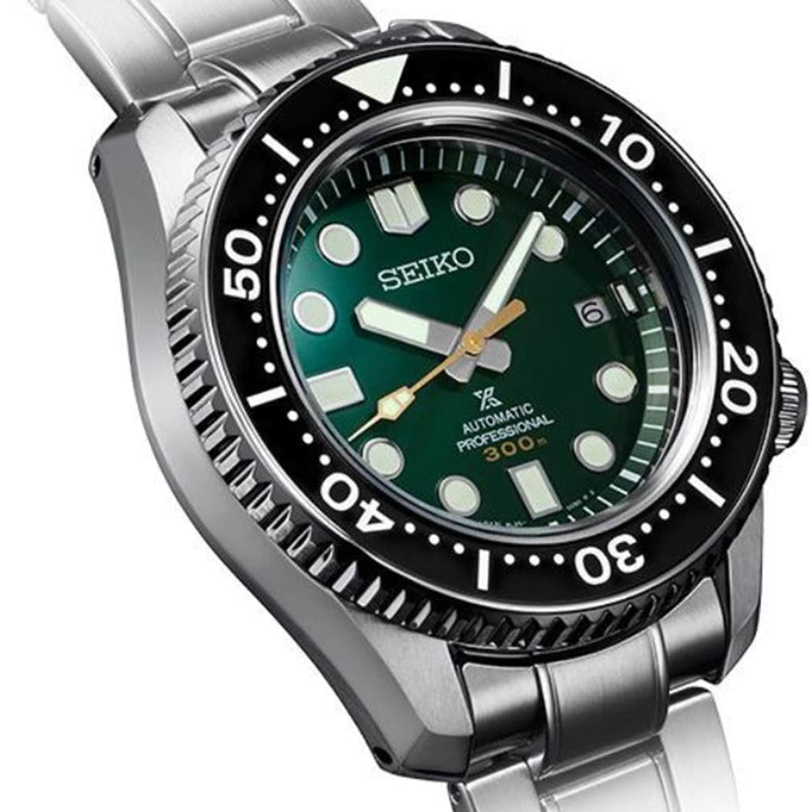 Seiko Prospex Diver s 1968 Island Green Marine Master Limited Edition Mens Watch SLA047J1 Watches Of Switzerland UK