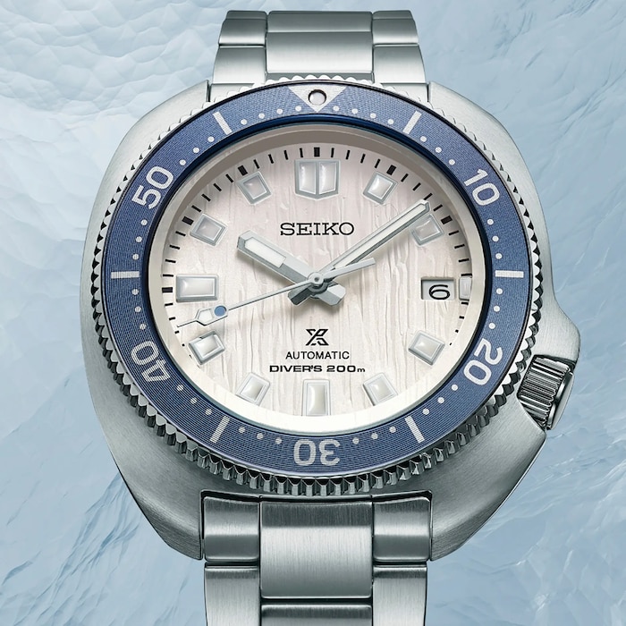 Seiko Prospex Glacier 'Save the Ocean' 1970 Re-Interpretation 43mm Mens Watch
