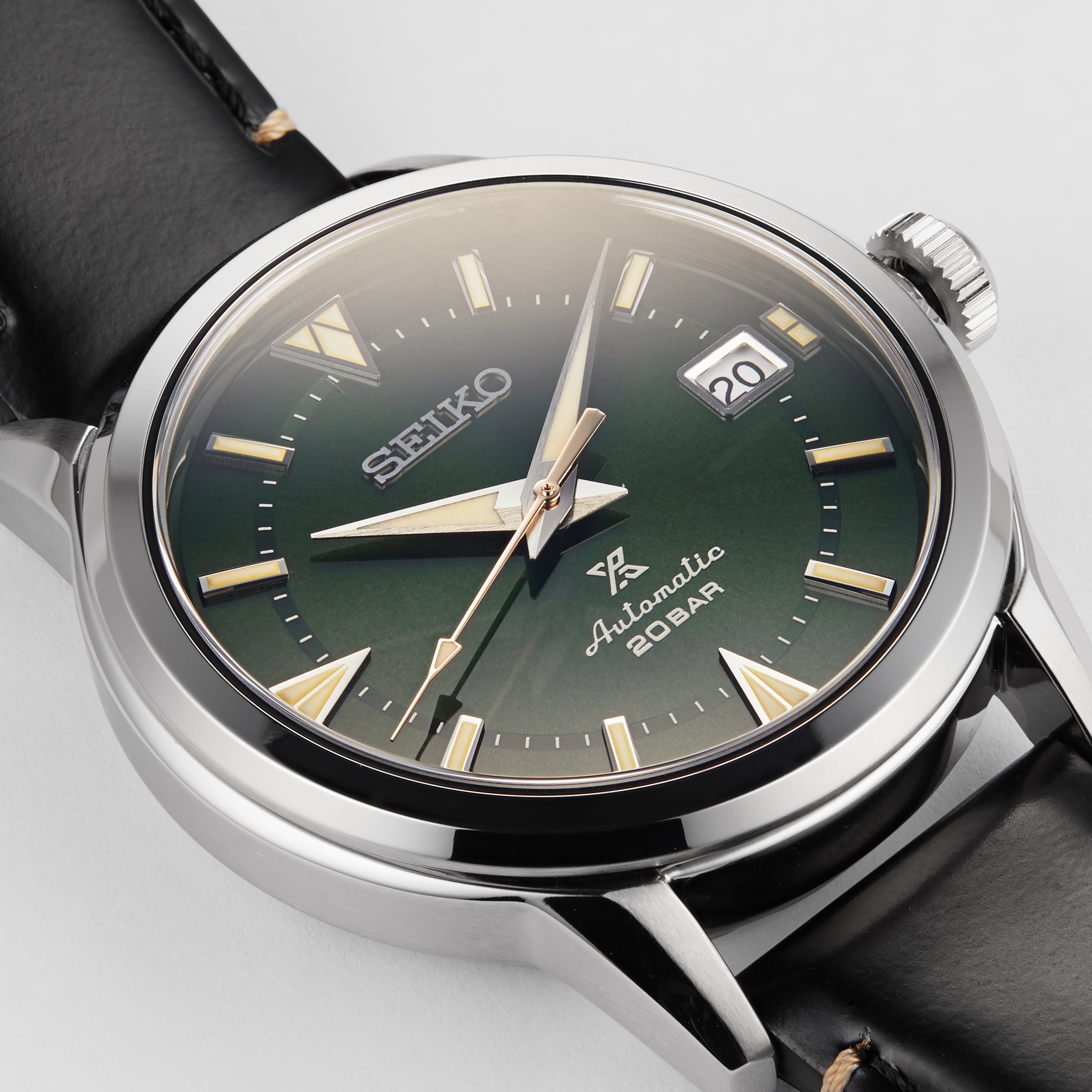 Seiko alpinist green clearance dial