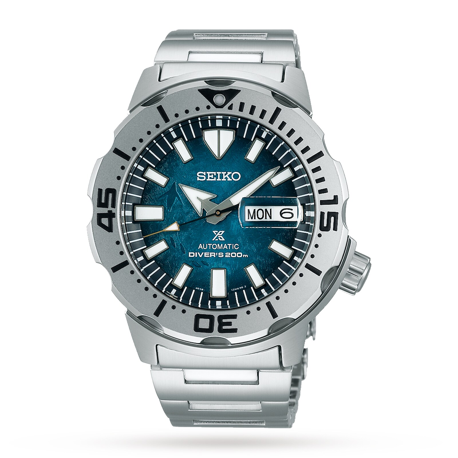 Seiko Prospex Antarctica Monster 'Save the Ocean' 42mm Mens Watch