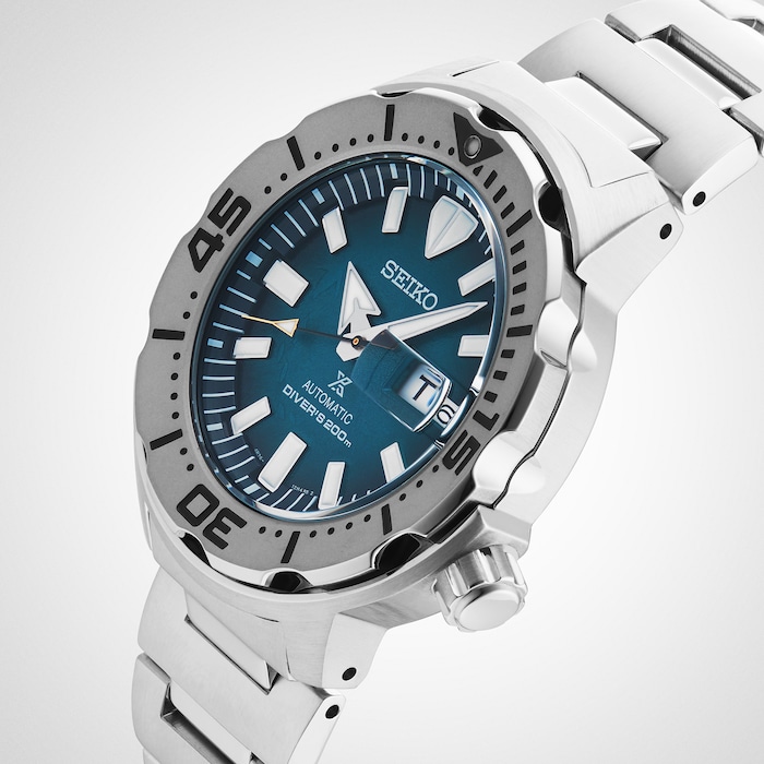 Seiko Prospex Antarctica Monster 'Save the Ocean' 42mm Mens Watch SRPH75K1  | Mappin and Webb