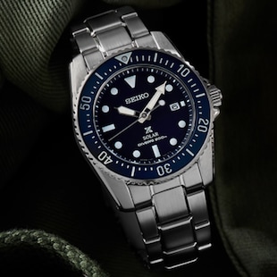 Seiko Prospex Compact Solar Scuba Diver Blue  Mens Watch SNE585P1 |  Watches Of Switzerland UK