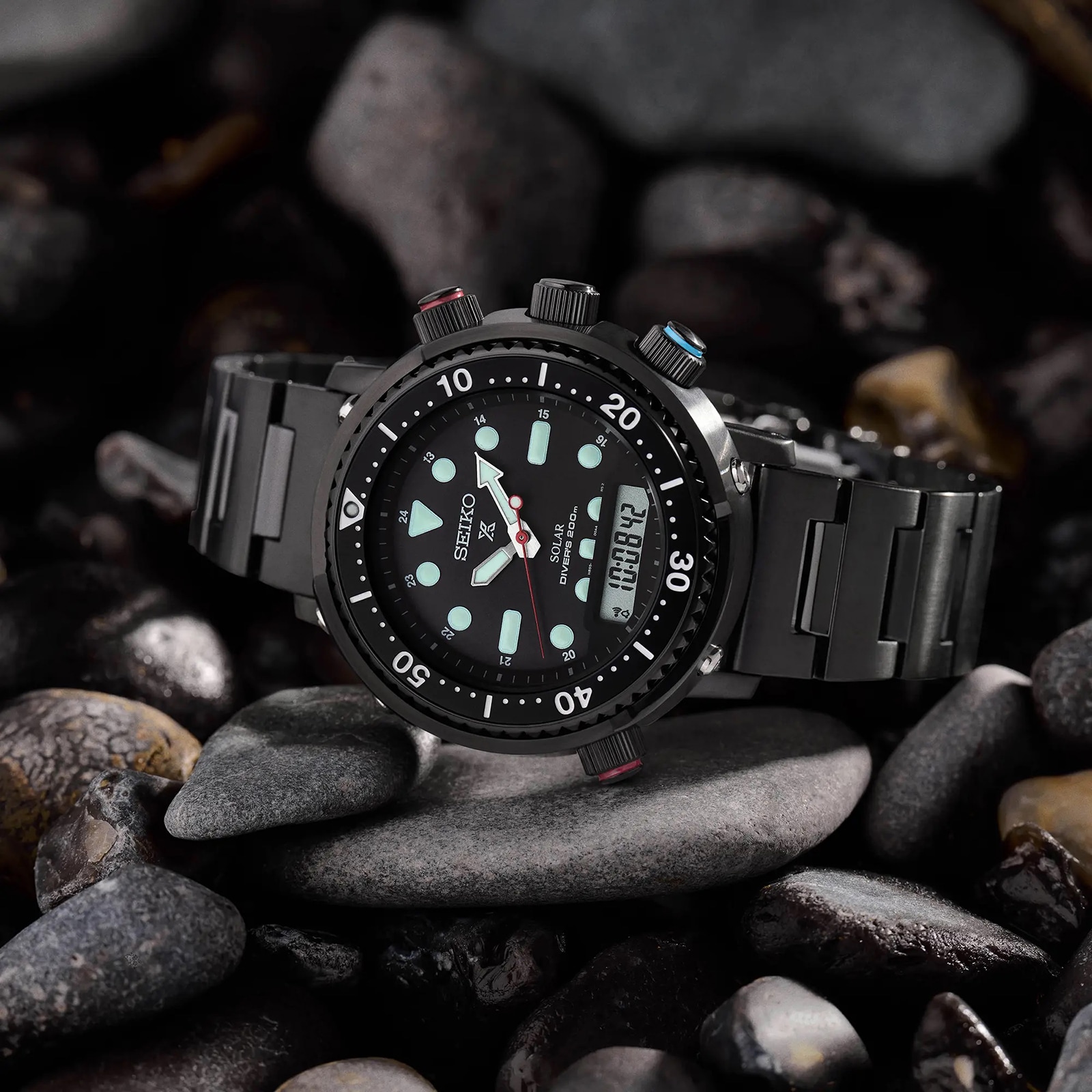 Seiko Prospex Solar 'Commando Arnie' Hybrid Diver's 40th Anniversary 47mm Seiko Prospex Solar 'Commando Arnie' Hybrid Diver's 40th Anniversary 47mm