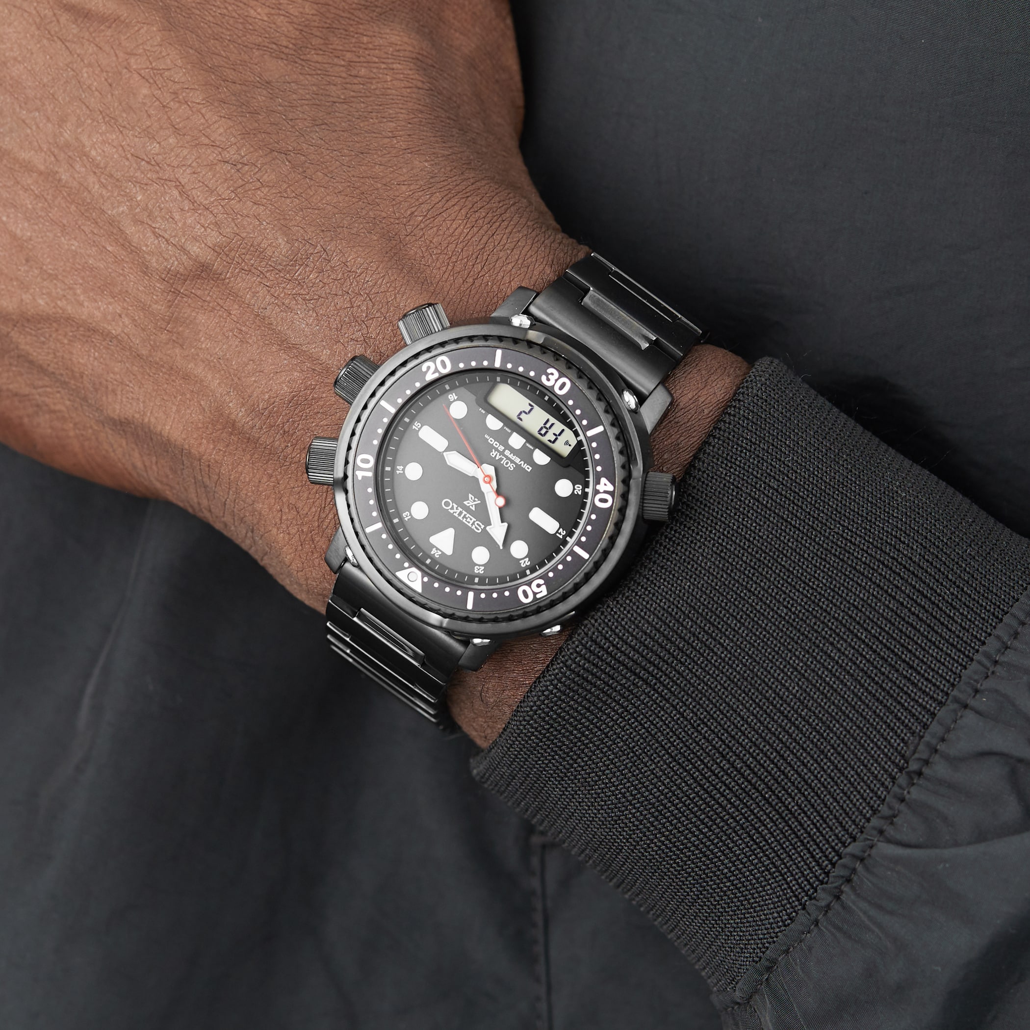 Seiko Prospex Solar 'Commando Arnie' Hybrid Diver's 40th Anniversary 47mm Seiko Prospex Solar 'Commando Arnie' Hybrid Diver's 40th Anniversary 47mm