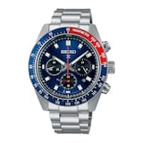 Seiko Prospex Speedtimer Go Large Solar Chronograph 41.5mm Mens Watch Blue
