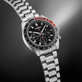 SEIKO PROSPEX Speedtimer ‘Go Large’ Solar Chronograph 41.5mm Mens Watch Black