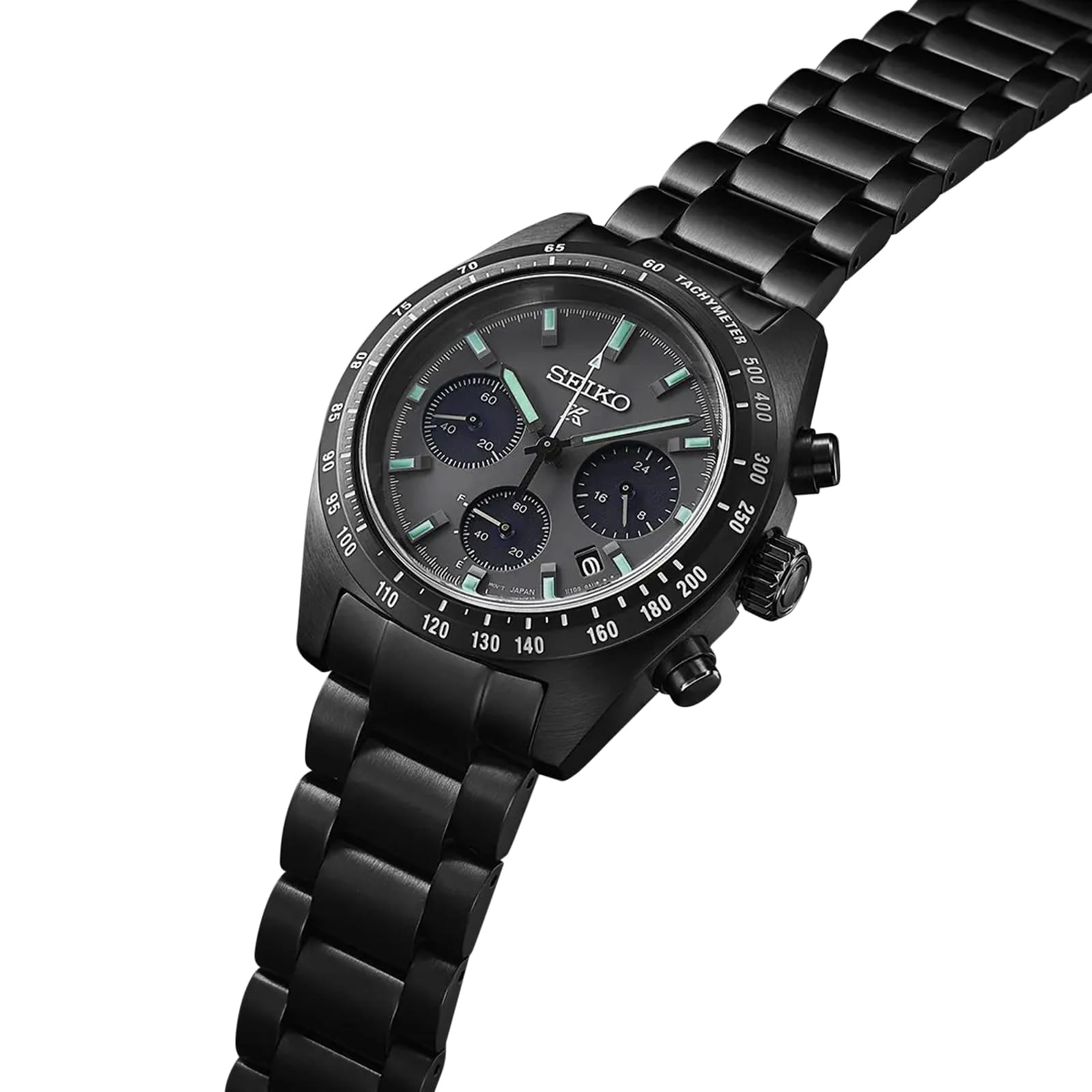 Seiko 5 Sports SRPD65 Black Dial Black Steel Automatic Watch | Skeie's  Jewelers