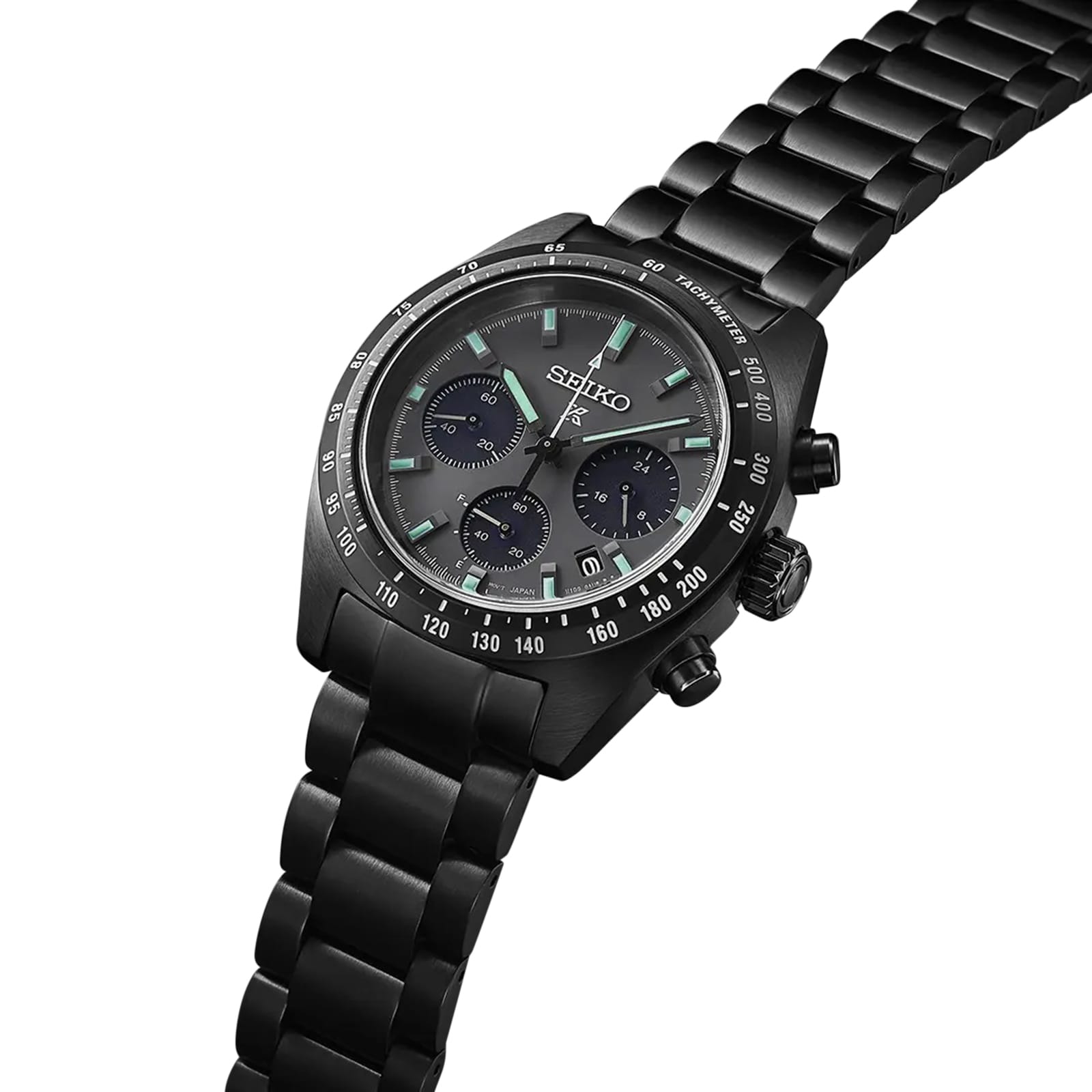 Seiko Prospex Black Series Night Speedtimer Solar Chronograph 39mm