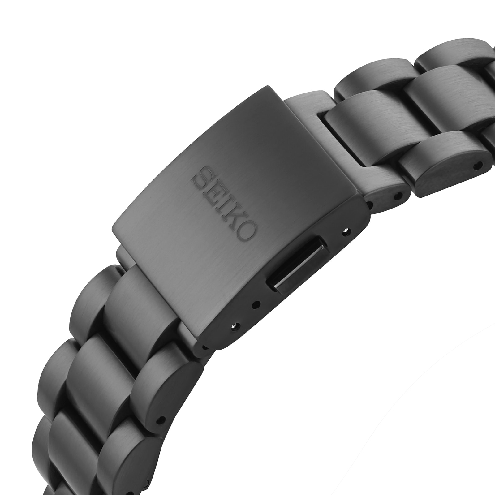 Seiko black outlet metal strap