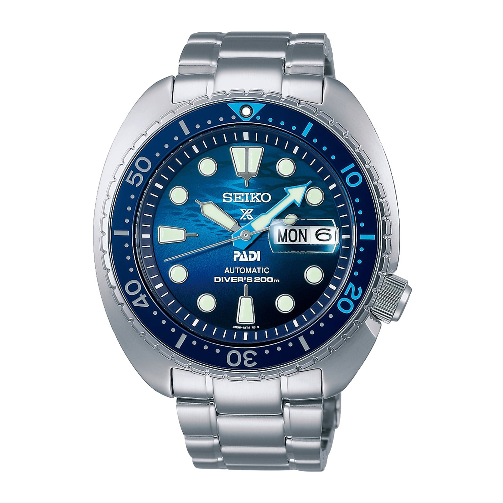 Seiko Prospex Prospex 'Great Blue' Turtle Scuba PADI Special Edition 45mm Mens Watch Blue