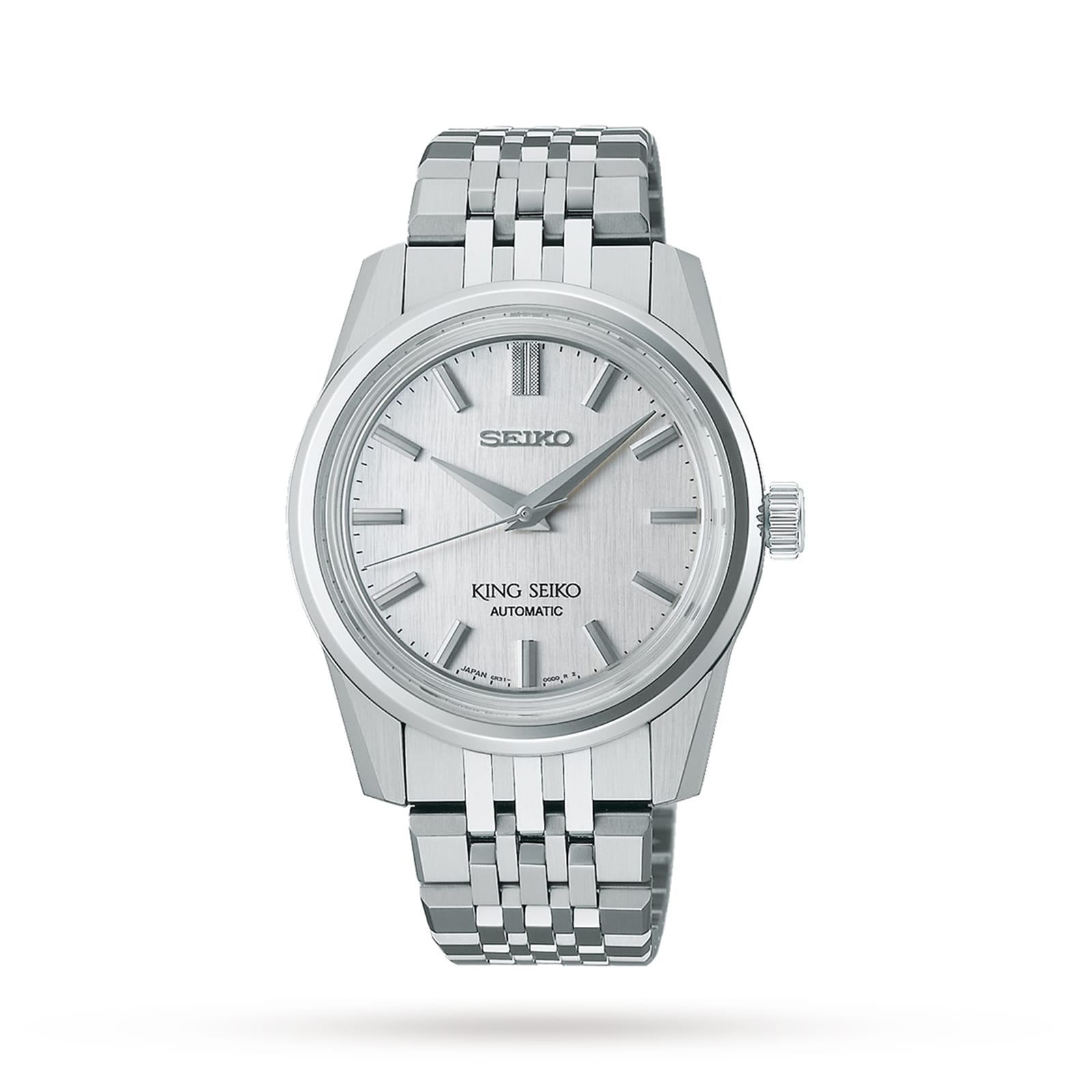 King Seiko 37mm Mens Watch - Silver