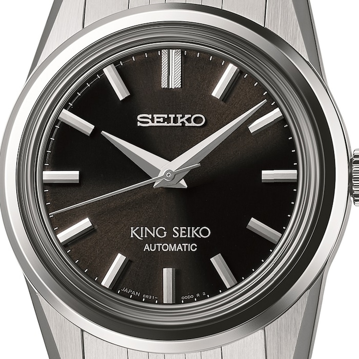 Seiko King Seiko 37mm Mens Watch - Black