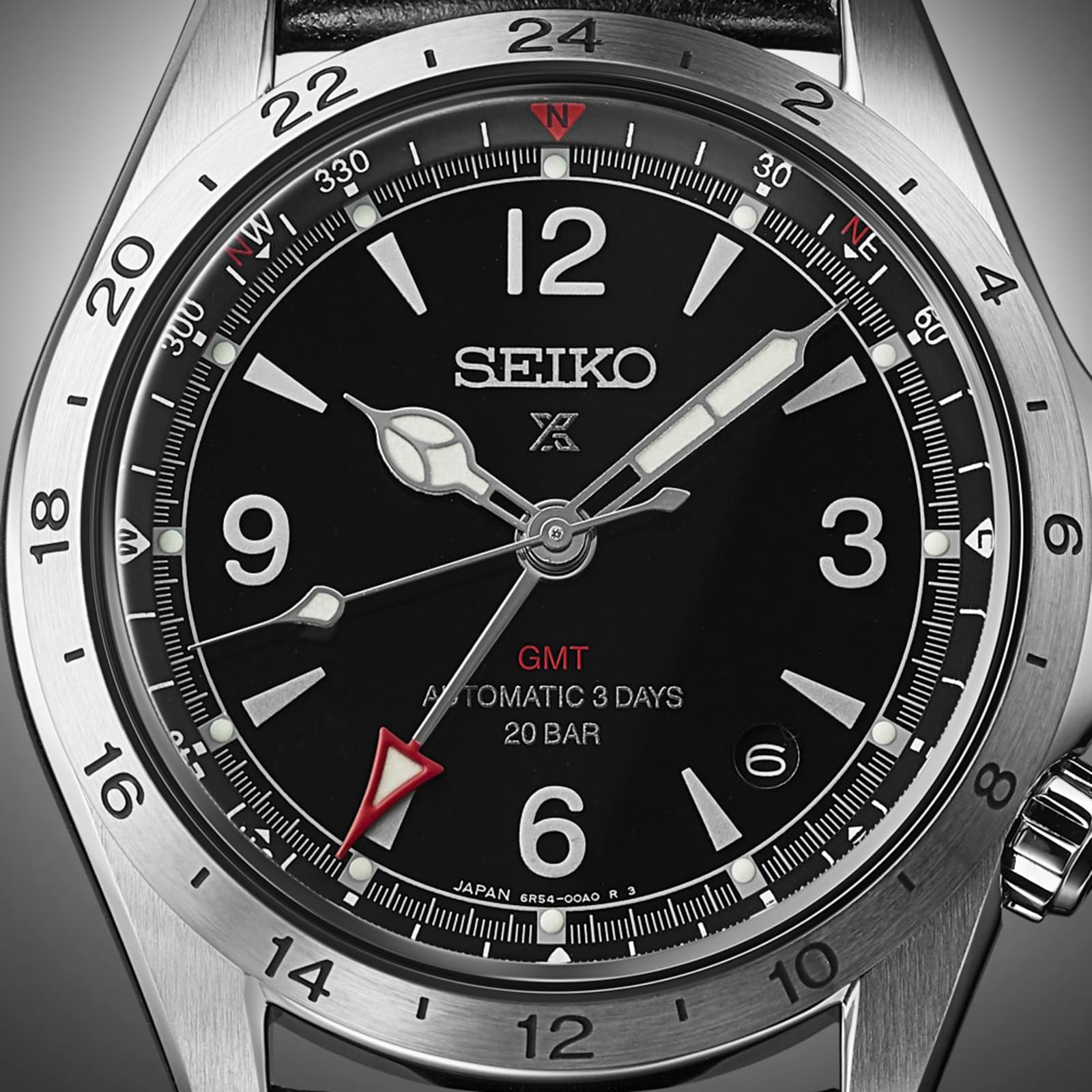 Seiko Prospex Alpinist GMT Function 39.5mm Mens Strap Watch