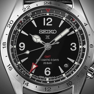 Seiko Prospex Alpinist GMT Function 39.5mm Mens Strap Watch