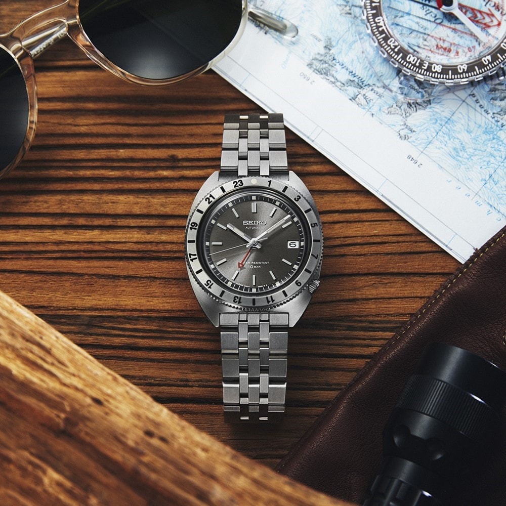 Seiko Prospex Prospex Navigator Timer 38.5mm Mens Watch Grey Seiko Prospex Prospex Navigator Timer 38.5mm Mens Watch Grey