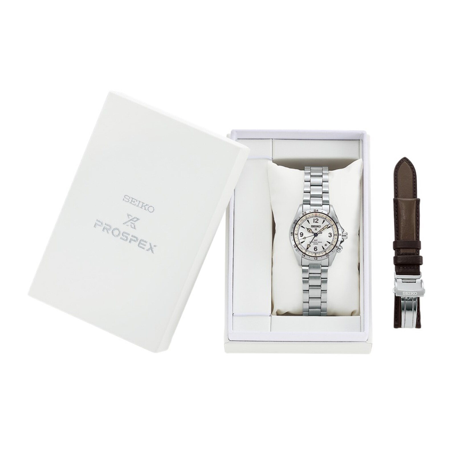 Seiko Prospex Alpinist 39.5mm Mens Watch Silver