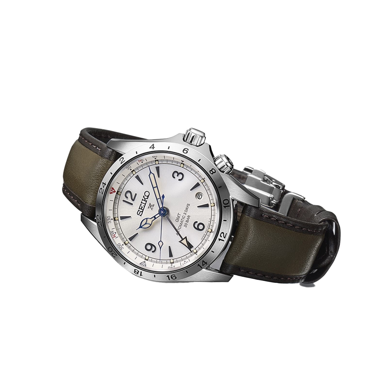 Seiko Prospex Alpinist 39.5mm Mens Watch Silver