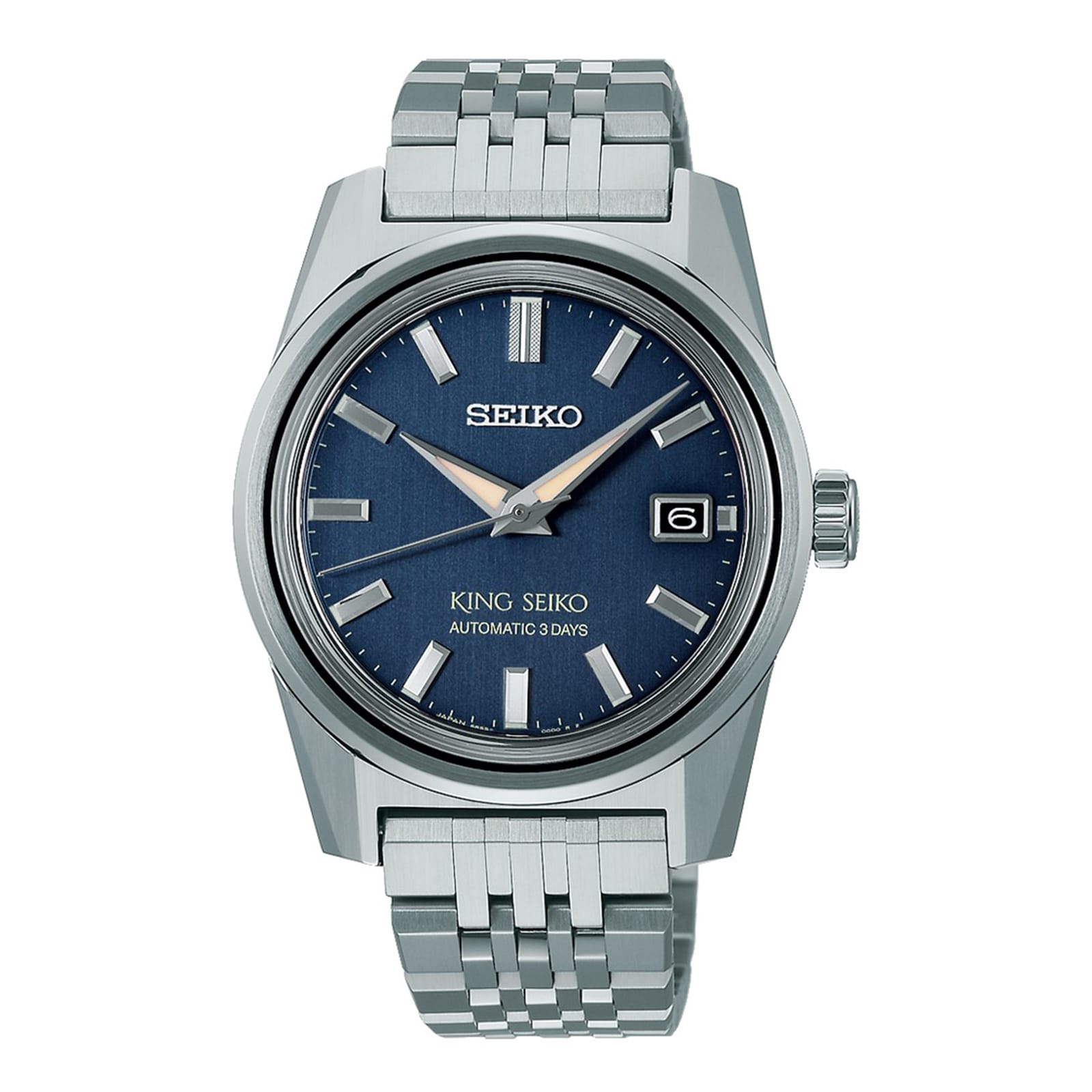 King Seiko 'Indigo Denim' 6R55 3 Day Power Reserve 38.3mm Mens Wa