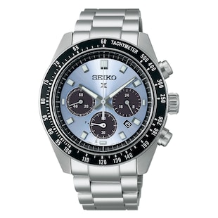 Seiko Prospex Prospex Crystal Trophy Speedtimer Solar Chronograph 41.5mm Mens Watch Blue