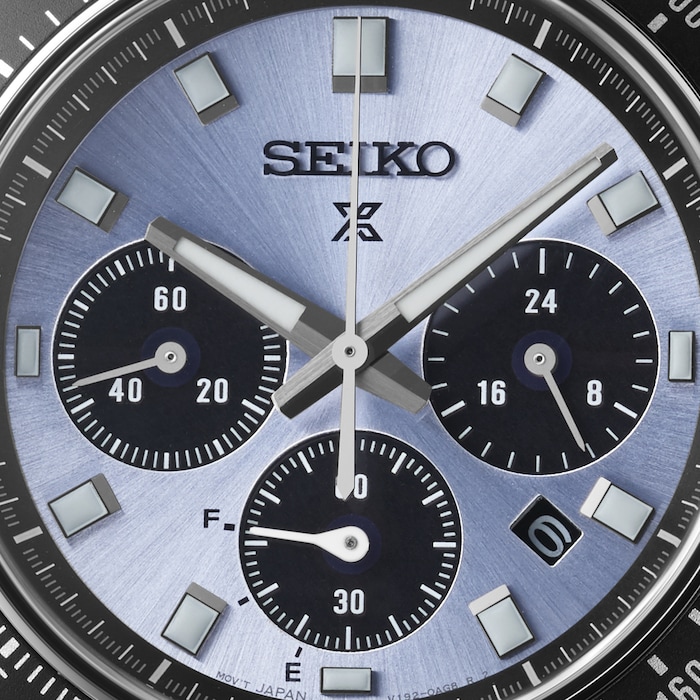 Seiko Prospex Prospex Crystal Trophy Speedtimer Solar Chronograph 41.5mm Mens Watch Blue