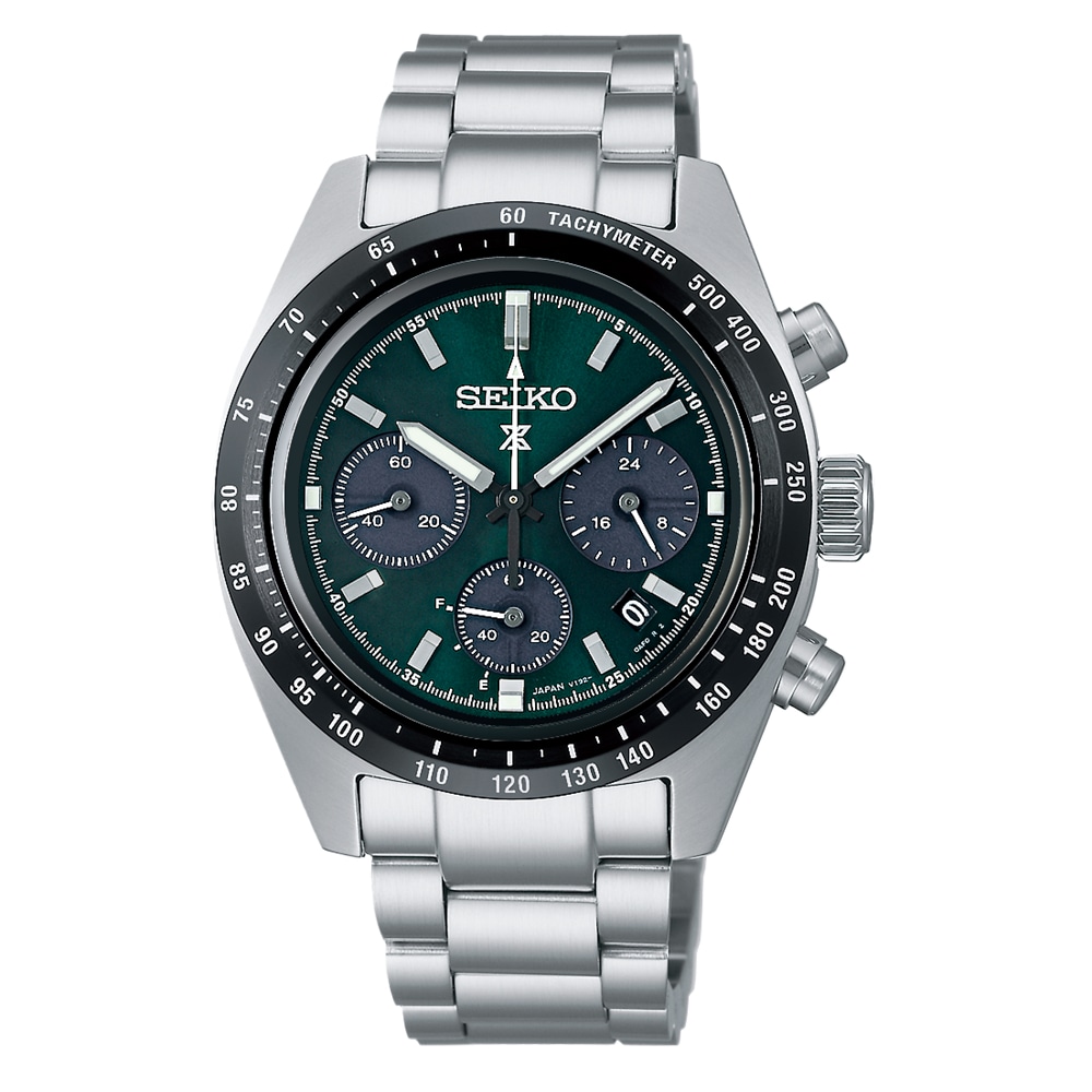 Seiko Prospex Prospex Deep Green Speedtimer Solar Chronograph 39mm Mens Watch