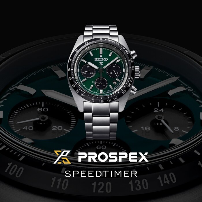 Seiko Prospex Prospex Deep Green Speedtimer Solar Chronograph 39mm Mens ...